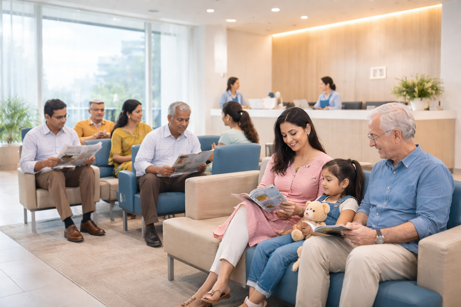 Patient waiting lounge
